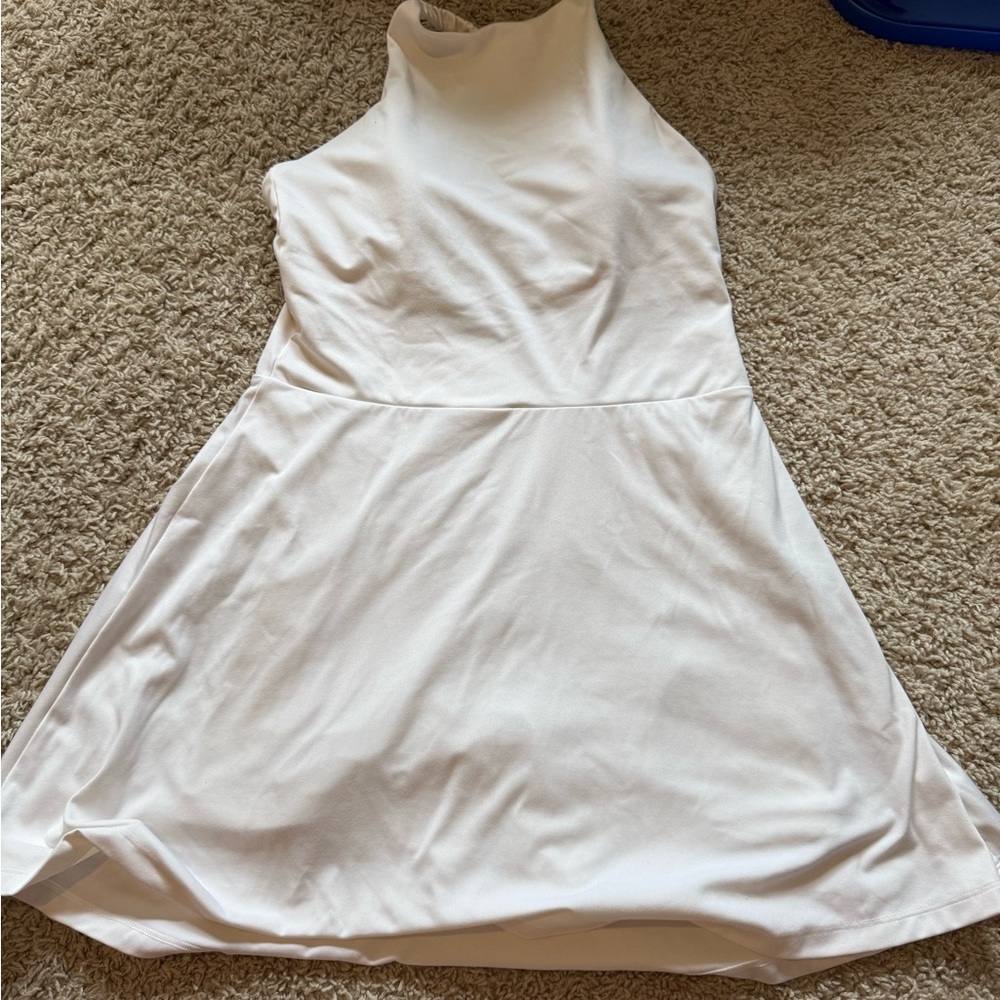 Workout White Dress